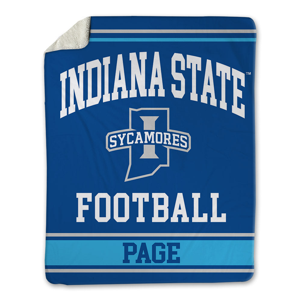 Indiana State - NCAA Football : Andrew Page - Blanket-0