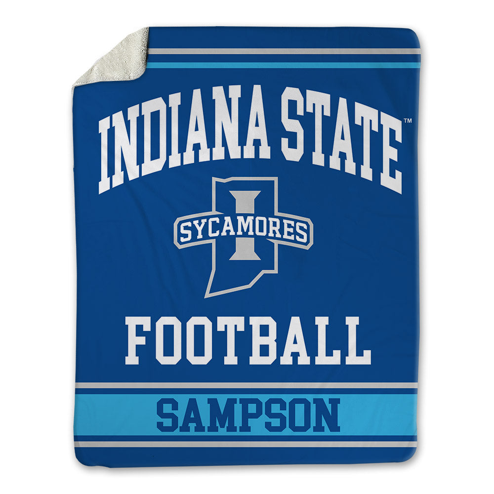Indiana State - NCAA Football : Braxton Sampson - Blanket-0