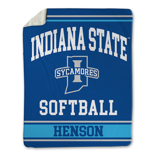 Indiana State - NCAA Softball : Lindsay Henson - Blanket-0