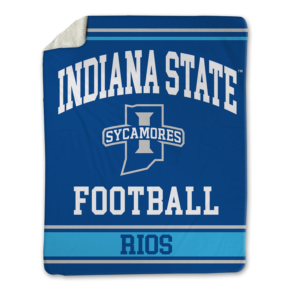 Indiana State - NCAA Football : Kai Rios - Blanket-0