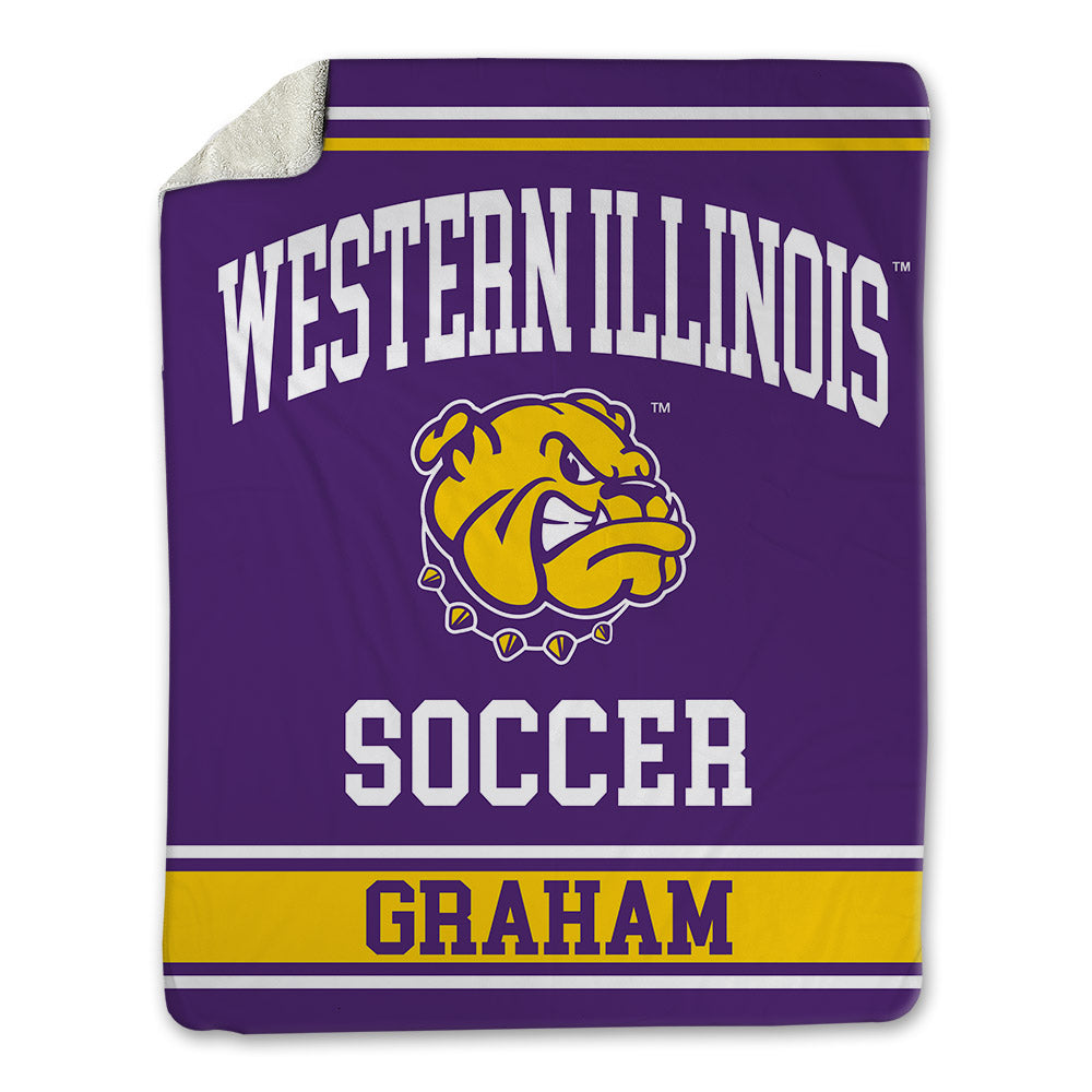 WIU - NCAA Men's Soccer : Benjamin Graham - Blanket-0