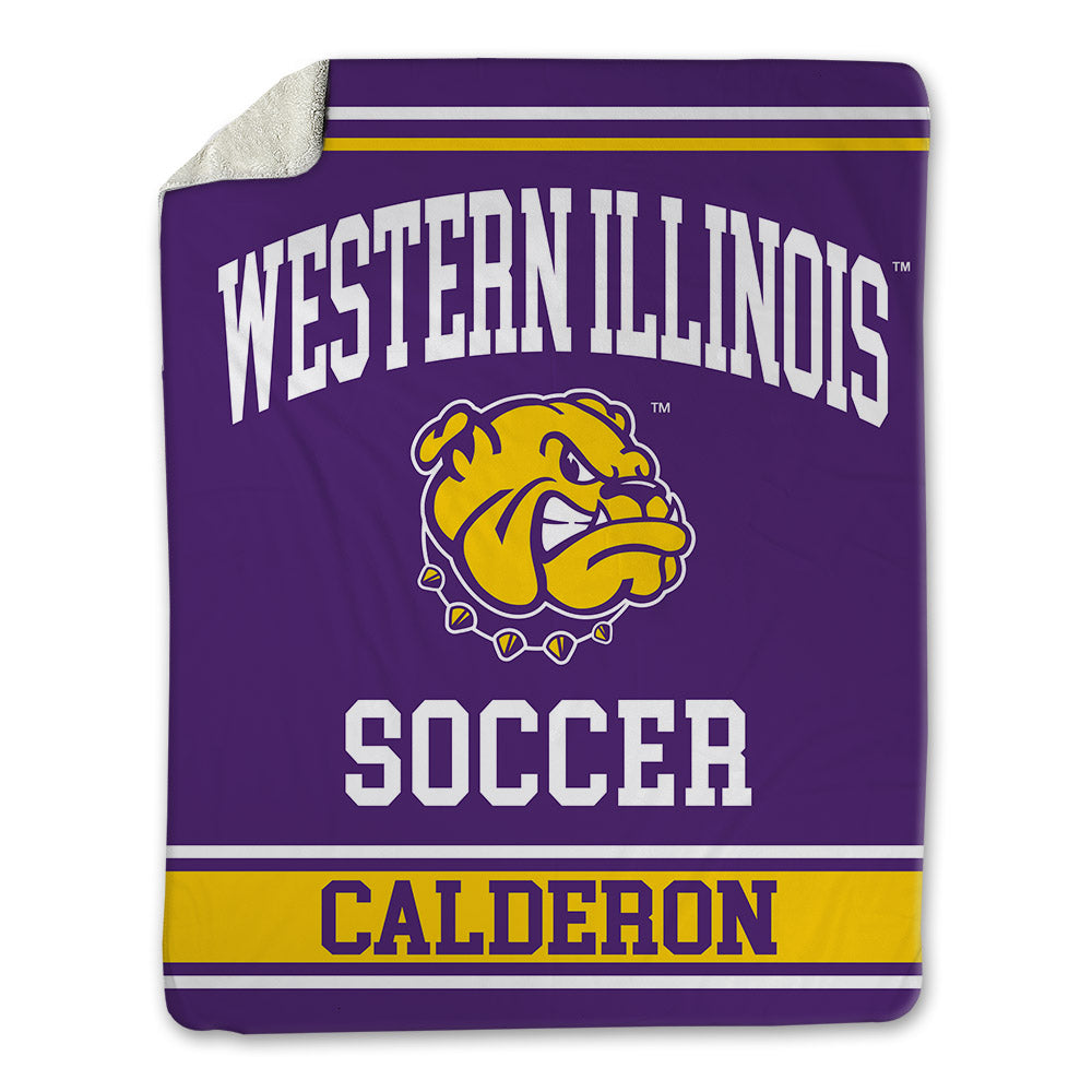 WIU - NCAA Men's Soccer : Miles Calderon - Blanket-0