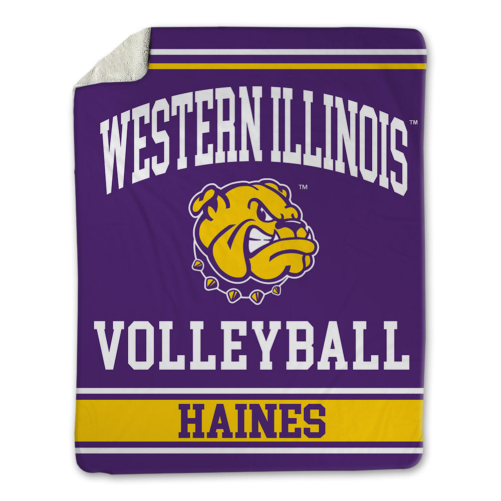 WIU - NCAA Women's Volleyball : Ella Haines - Blanket-0