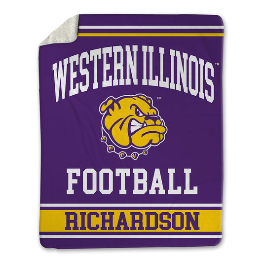 WIU - NCAA Football : Justin Richardson - Blanket-0