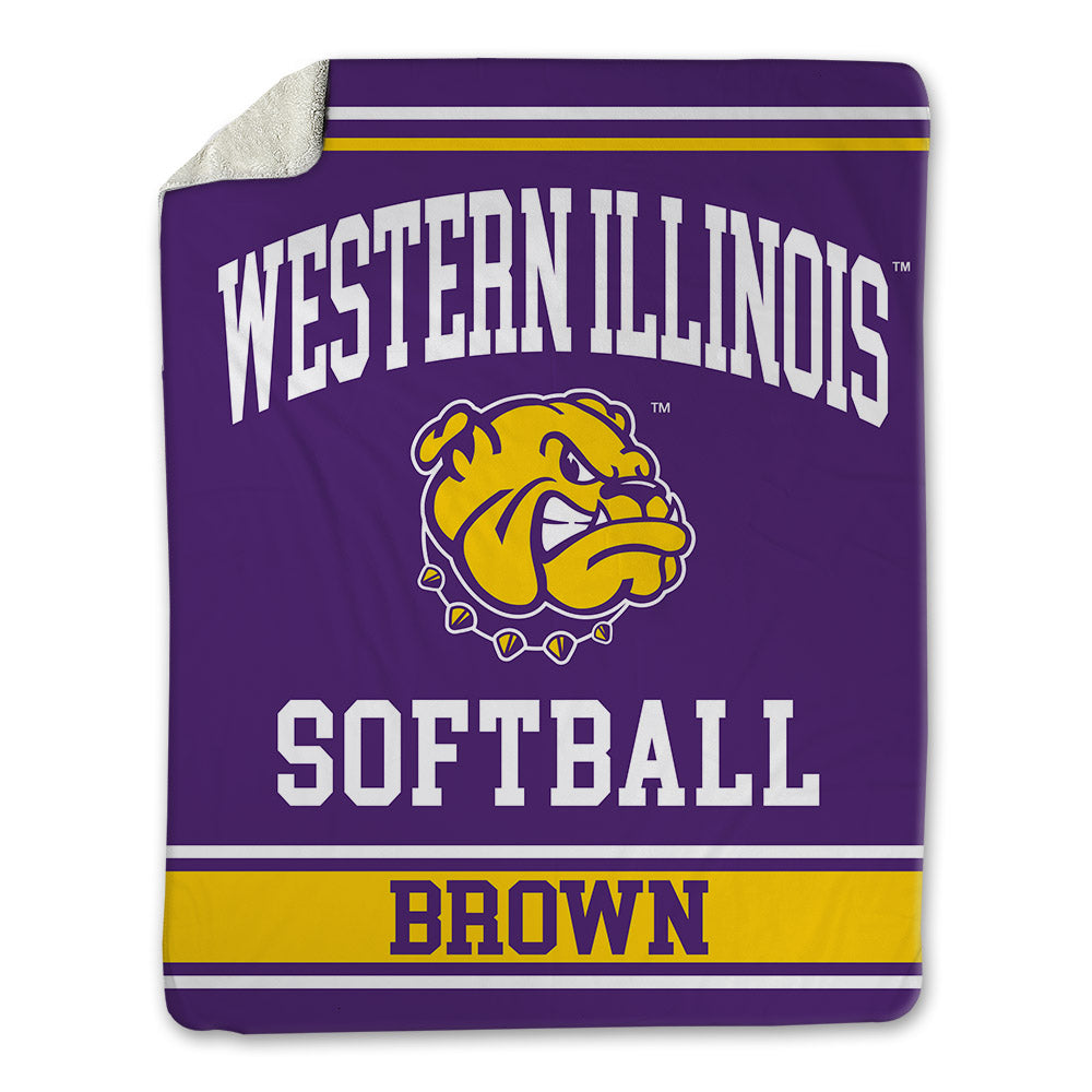 WIU - NCAA Softball : Payton Brown - Blanket-0