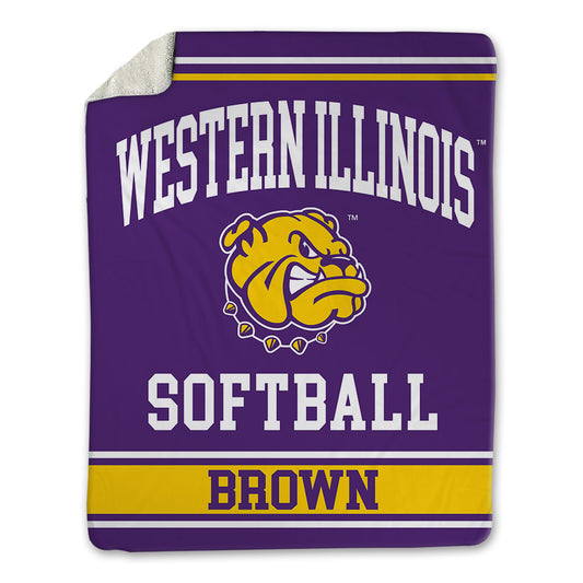 WIU - NCAA Softball : Payton Brown - Blanket-0
