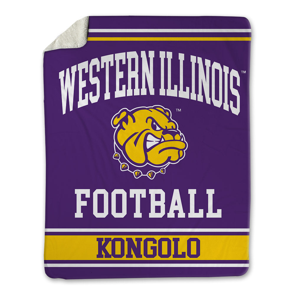 WIU - NCAA Football : Elijah Kongolo - Blanket-0