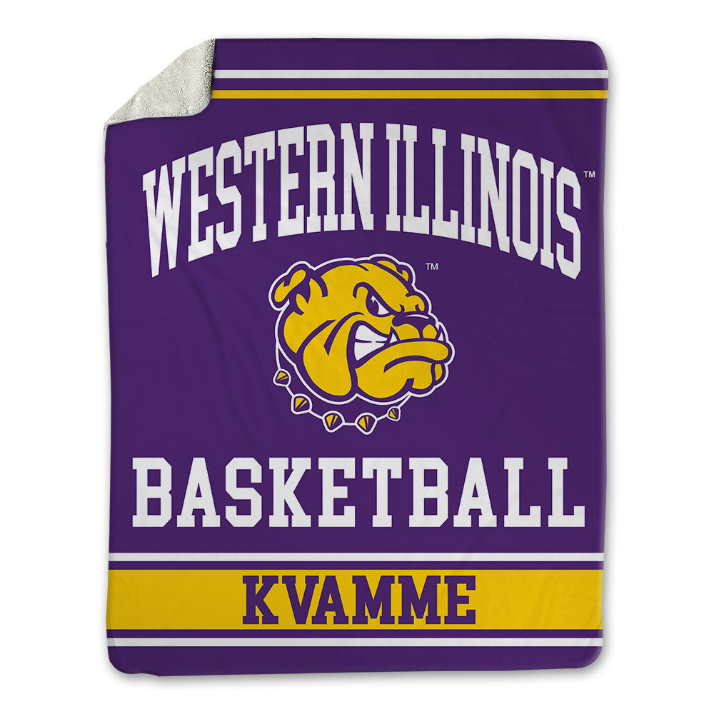 WIU - NCAA Men's Basketball : Makai Kvamme - Blanket-0