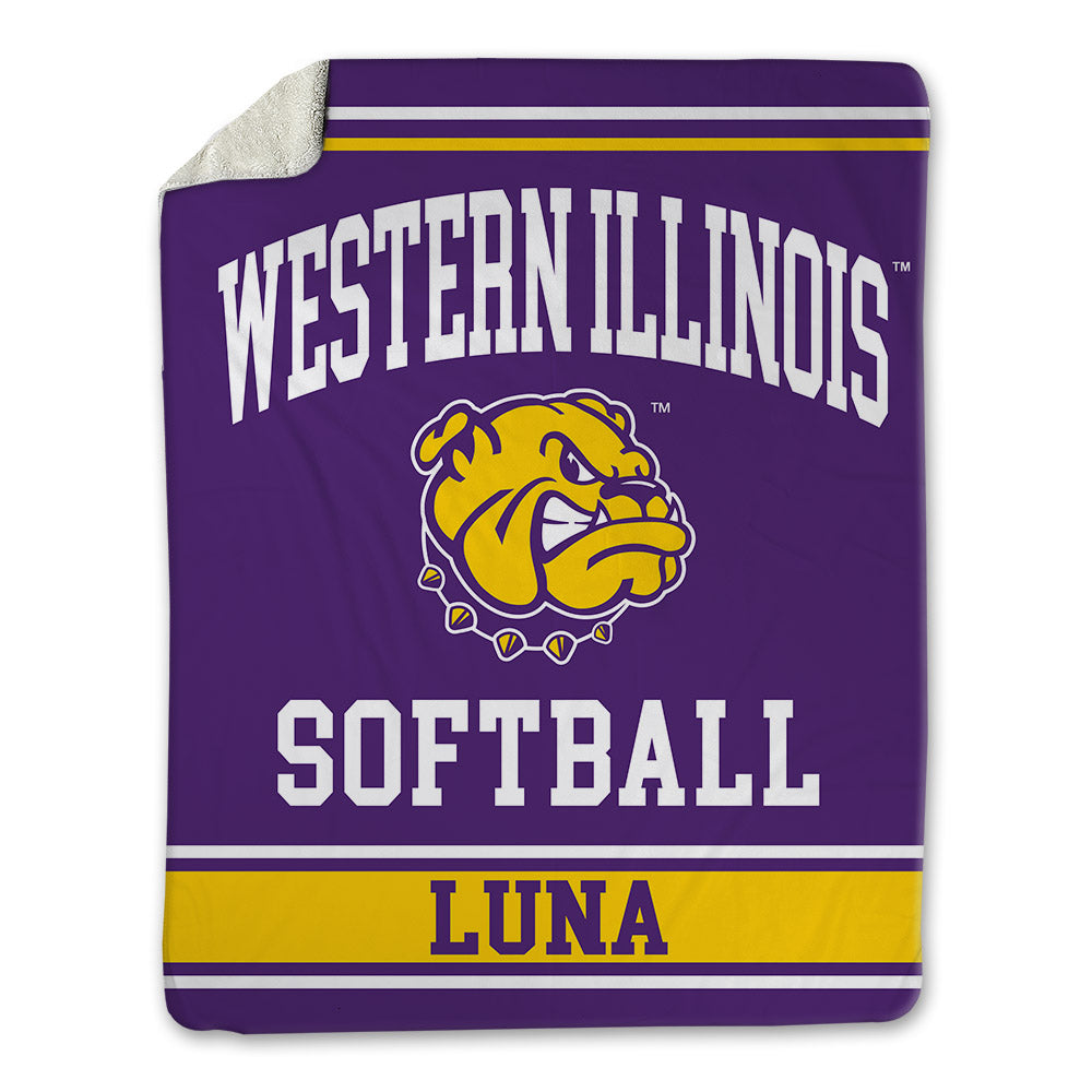 WIU - NCAA Softball : Maria Luna - Blanket-0