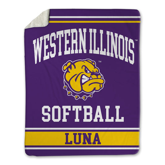 WIU - NCAA Softball : Maria Luna - Blanket-0