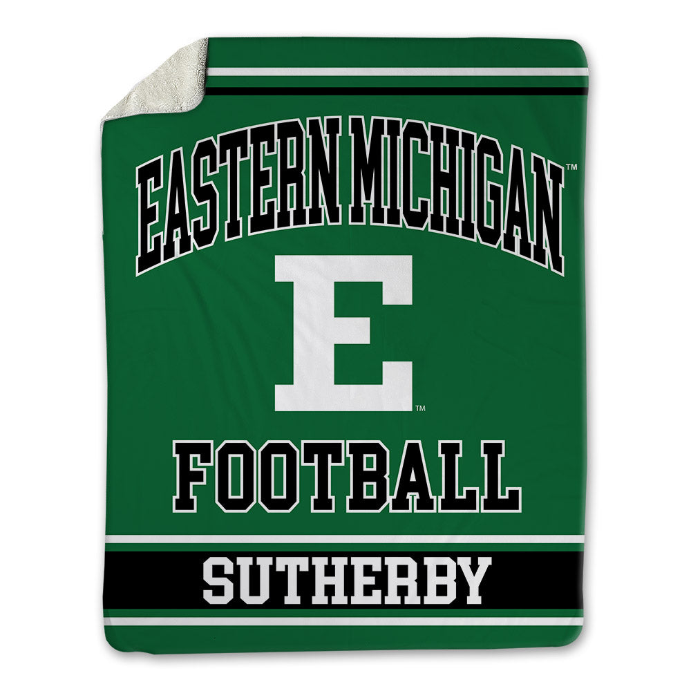 EMich - NCAA Football : Nick Sutherby - Blanket-0