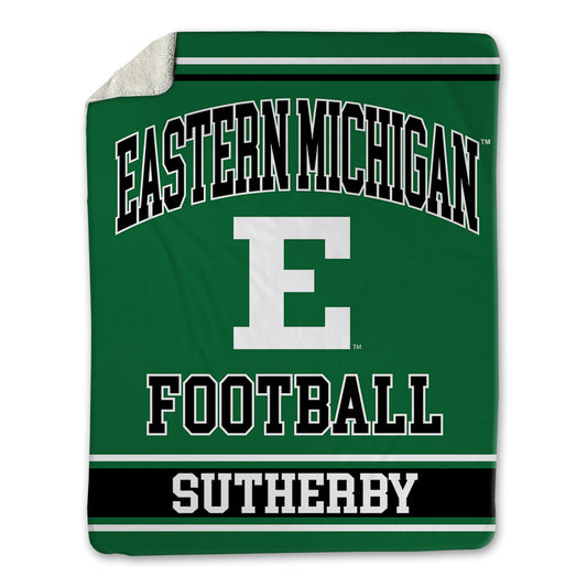 EMich - NCAA Football : Nick Sutherby - Blanket-0
