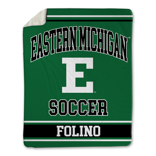 EMich - NCAA Women's Soccer : Nica Folino - Blanket-0
