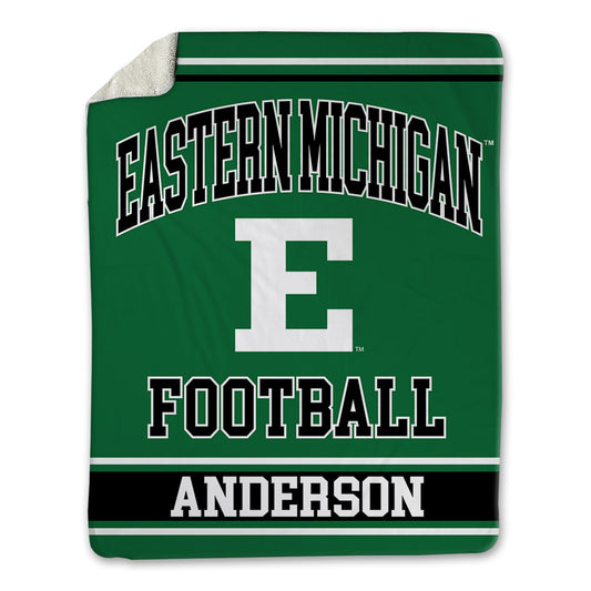 EMich - NCAA Football : Joshua Anderson - Blanket-0