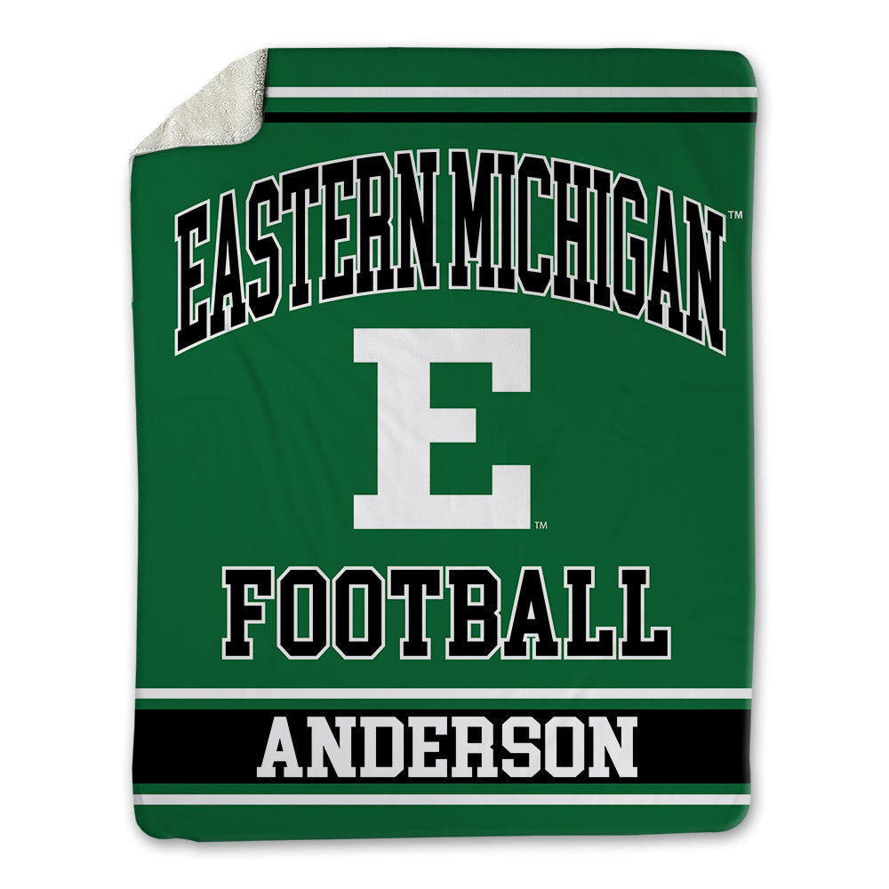 EMich - NCAA Football : Joshua Anderson - Blanket-1