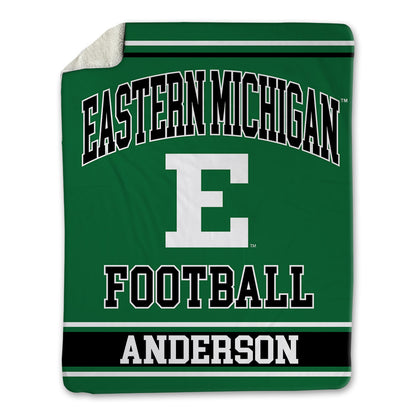 EMich - NCAA Football : Joshua Anderson - Blanket-1