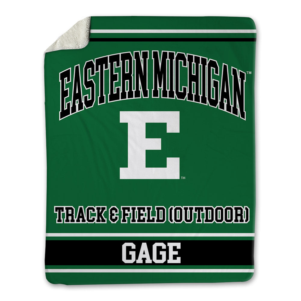EMich - NCAA Men's Track & Field : George Gage - Blanket-1