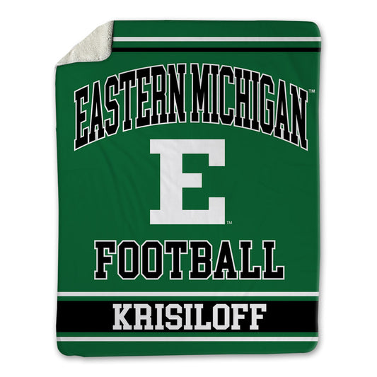 EMich - NCAA Football : Van Krisiloff - Blanket-0