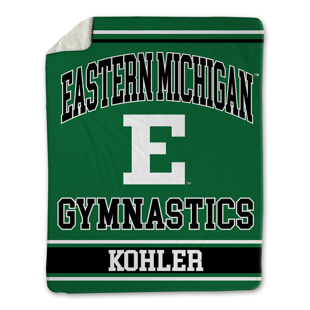EMich - NCAA Women's Gymnastics : Keeley Kohler - Blanket-0