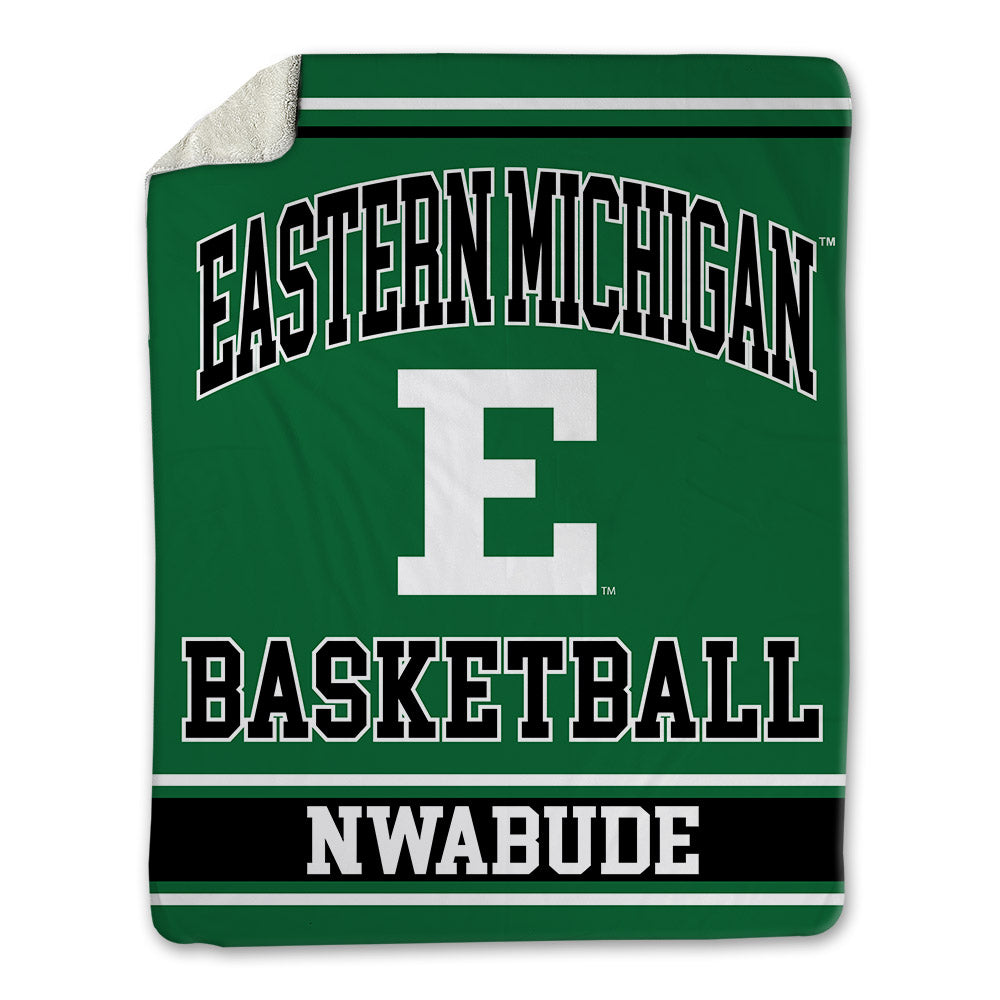 EMich - NCAA Men's Basketball : Godslove Nwabude - Blanket-0