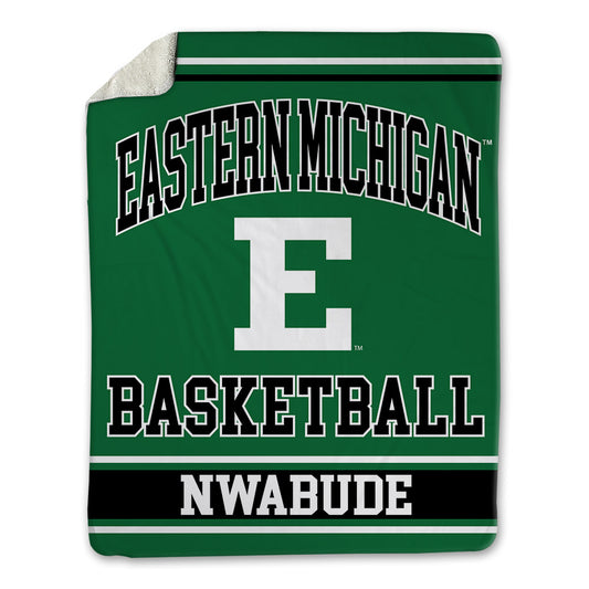 EMich - NCAA Men's Basketball : Godslove Nwabude - Blanket-0