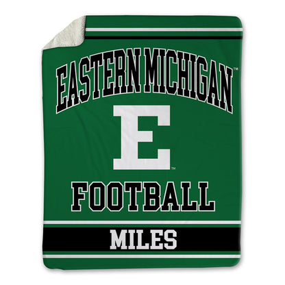 EMich - NCAA Football : Sterling Miles - Blanket-1