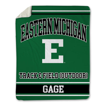 EMich - NCAA Men's Track & Field : George Gage - Blanket-0