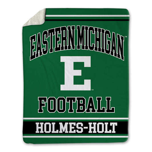 EMich - NCAA Football : Eli Holmes-Holt - Blanket-0