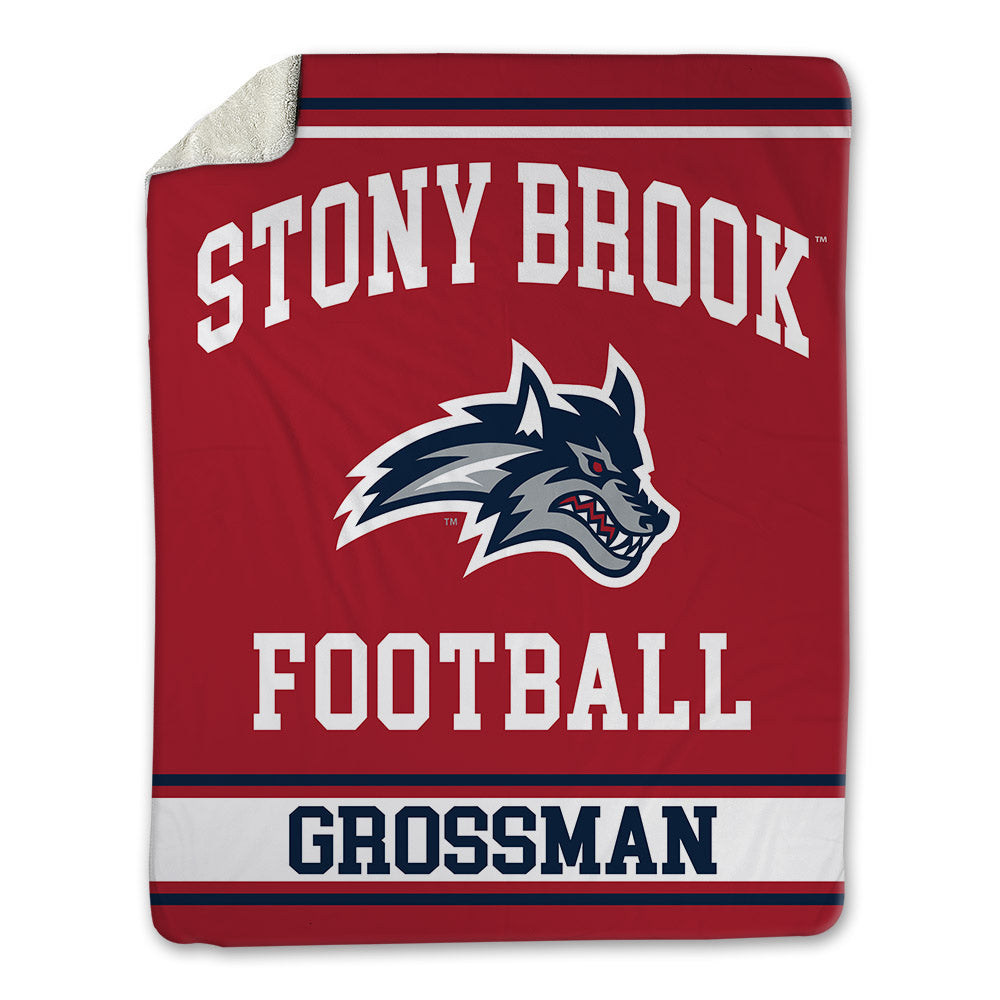 Stony Brook - NCAA Football : Matthew Grossman - Blanket-0