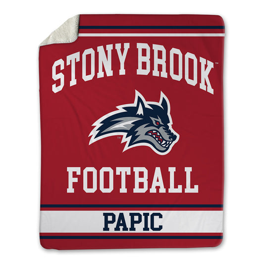 Stony Brook - NCAA Football : Niko Papic - Blanket-0