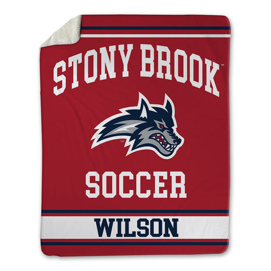 Stony Brook - NCAA Men's Soccer : Nicholas Wilson - Blanket-0