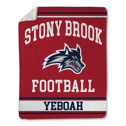 Stony Brook - NCAA Football : Kenneth Yeboah - Blanket-0