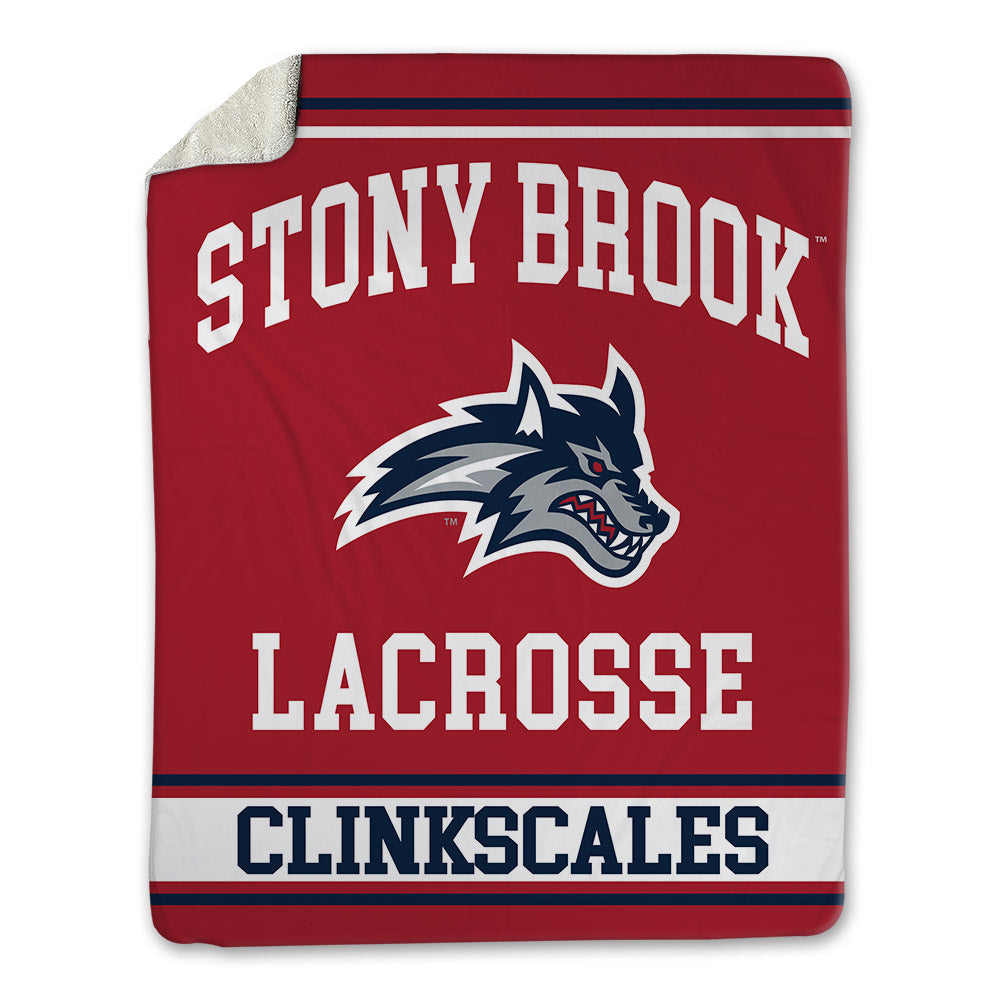 Stony Brook - NCAA Men's Lacrosse : Aiden Clinkscales - Blanket-0