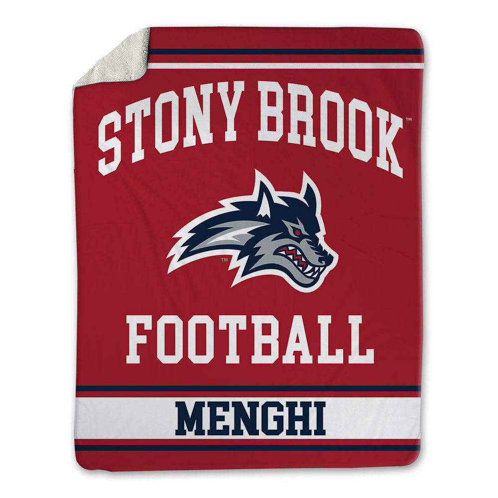 Stony Brook - NCAA Football : Alex Menghi - Blanket-0