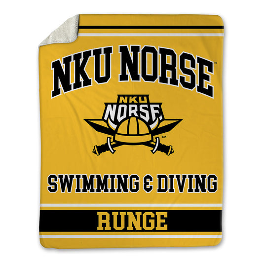 NKU - NCAA Men's Swimming & Diving : Frank Runge - Blanket-0