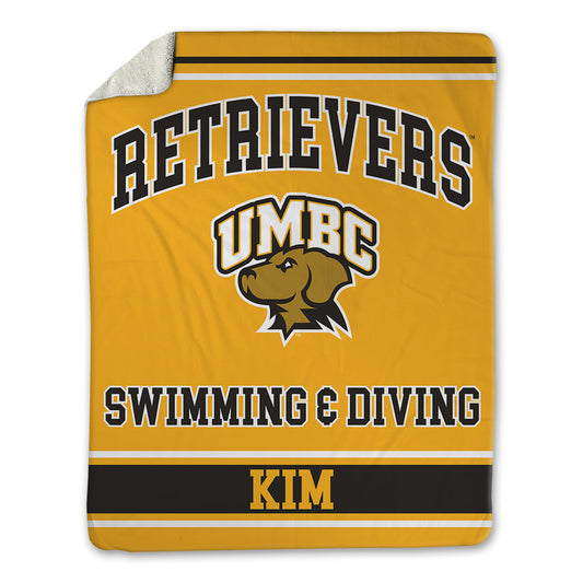 UMBC - NCAA Men's Swimming & Diving : Eric Kim - Blanket-0