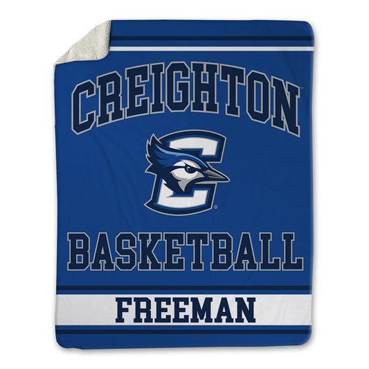 Creighton - NCAA Men's Basketball : Owen Freeman - Blanket-0