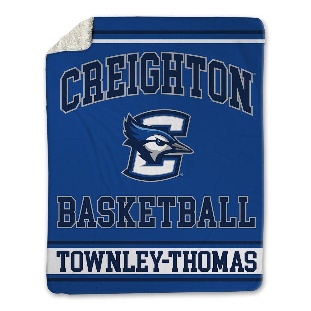 Creighton - NCAA Men's Basketball : Joshua Townley-Thomas - Blanket-0