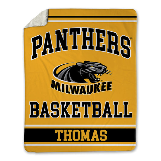 University of Wisconsin-Milwaukee - NCAA Men's Basketball : Maurice Thomas - Blanket-0