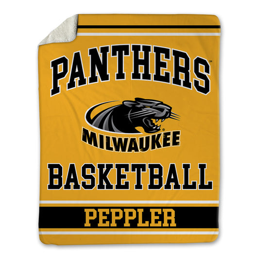 UW Milwaukee - NCAA Women's Basketball : Kamy Peppler - Blanket-0