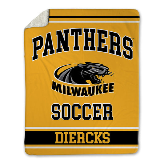 UW Milwaukee - NCAA Men's Soccer : Kellen Diercks - Blanket-0