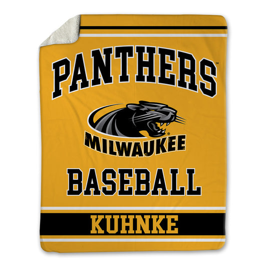 UW Milwaukee - NCAA Baseball : Turner Kuhnke - Blanket-0