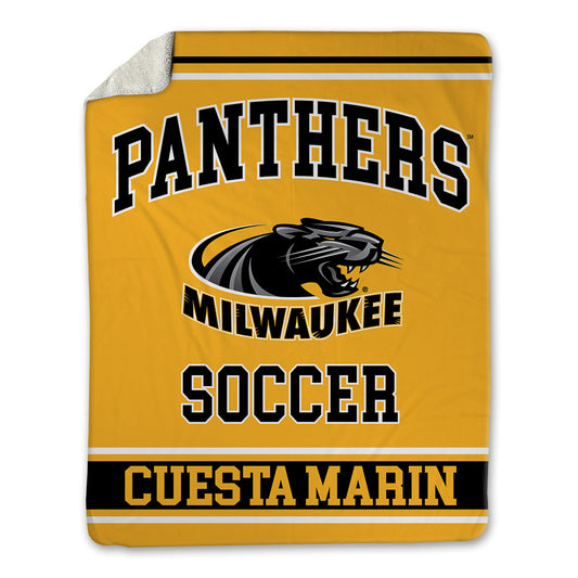 UW Milwaukee - NCAA Men's Soccer : Fernando Cuesta Marin - Blanket-0
