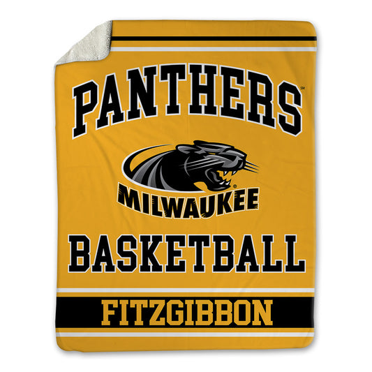UW Milwaukee - NCAA Women's Basketball : Madison Fitzgibbon - Blanket-0