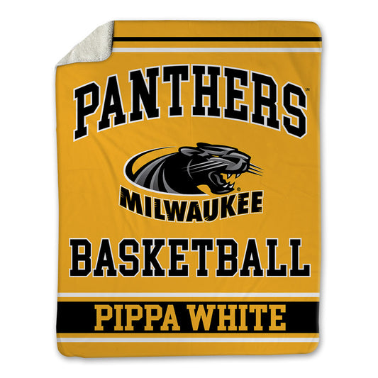 UW Milwaukee - NCAA Men's Basketball : Esyah Pippa White - Blanket-0