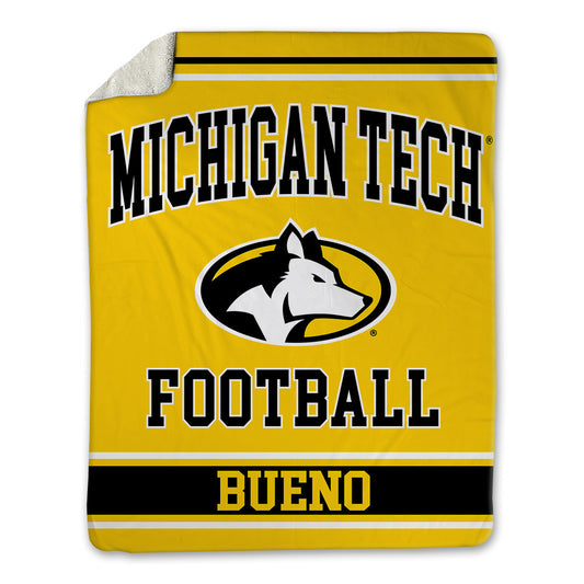 Michigan Tech - NCAA Football : Alex Bueno - Blanket-0