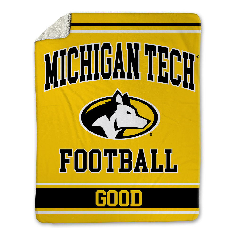 Michigan Tech - NCAA Football : Dionte' Good - Blanket-0