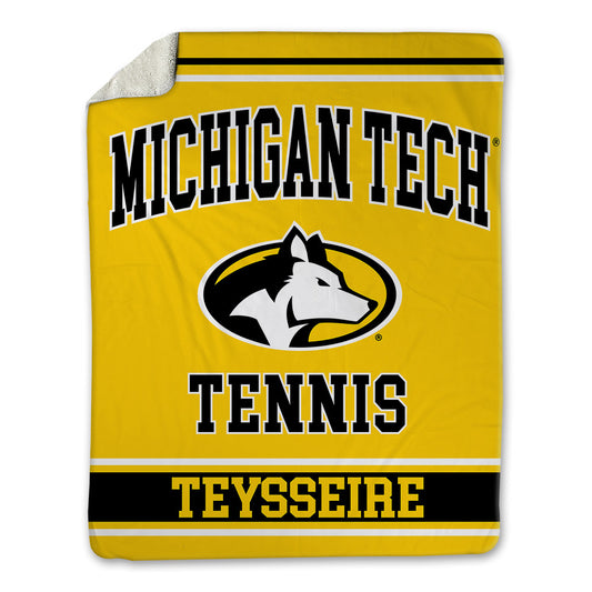 Michigan Tech - NCAA Men's Tennis : Laurent Raphael Teysseire - Blanket-0