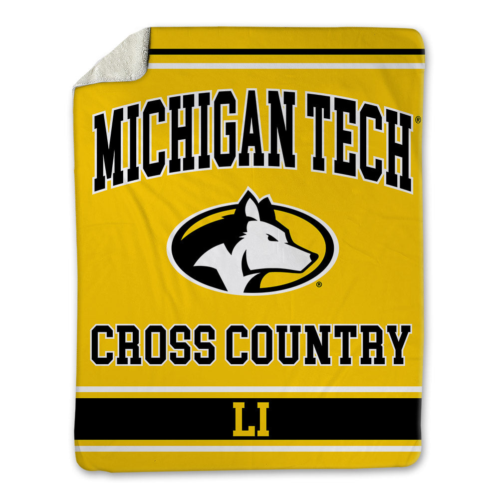 Michigan Tech - NCAA Women's Cross Country : Alex Li - Blanket-0