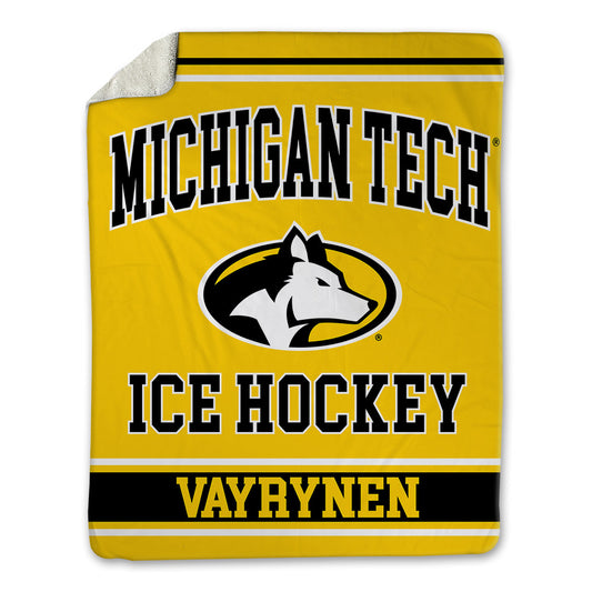 Michigan Tech - NCAA Men's Ice Hockey : Max Vayrynen - Blanket-0